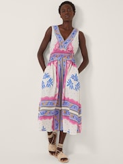 Monsoon Lollie Sleeveless Midi Dress - Imagem 1 de 5