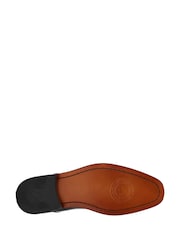 Base London Navy Blue Marley Plain Toe Derby Shoe - Image 5 of 5