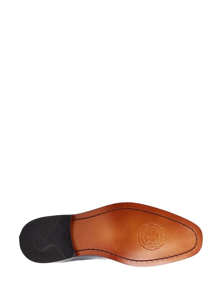 Base London Navy Blue Havisham Plain Toe Derby Shoe - Image 4 of 4 Base London Navy Blue Havisham Plain Toe Derby Shoe - Image 4 of 4