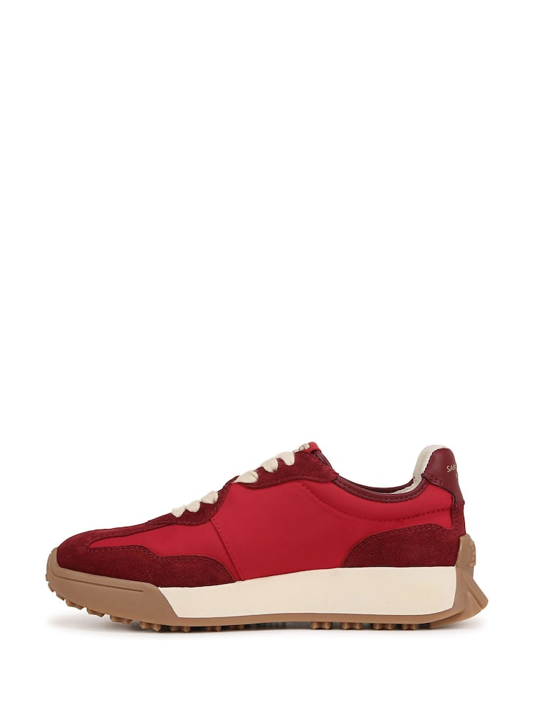 Sam Edelman Red Langley 3 Regular Fit Lace-Up Trainers - Image 2 of 7 Sam Edelman Red Langley 3 Regular Fit Lace-Up Trainers - Image 2 of 7