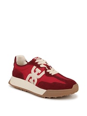 Sam Edelman Red Langley 3 Regular Fit Lace-Up Trainers - Imagen 3 de 7