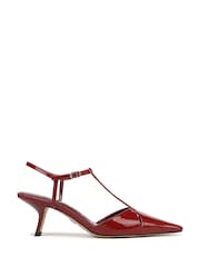 Sam Edelman Red Briella Regular Fit Ankle Strap Shoes - Image 1 of 7