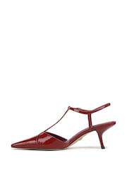 Sam Edelman Red Briella Regular Fit Ankle Strap Shoes - Image 2 of 7