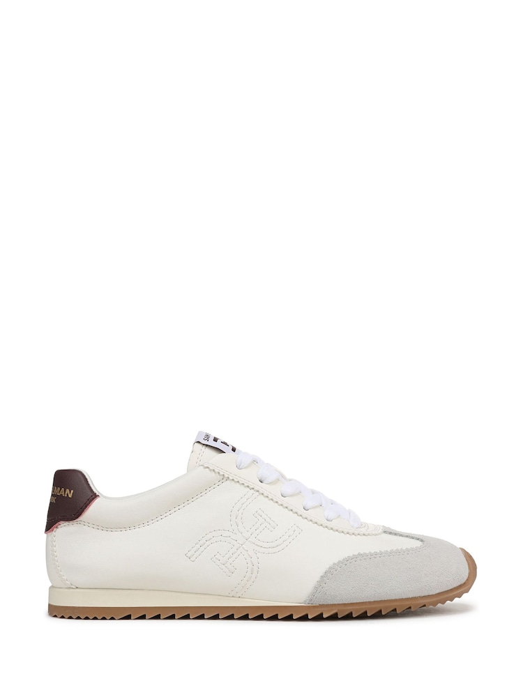 Sam Edelman Isella 2 Regular Fit Lace-Up White Trainers - Image 1 of 7 Sam Edelman Isella 2 Regular Fit Lace-Up White Trainers - Image 1 of 7