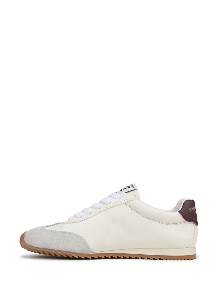 Sam Edelman Isella 2 Regular Fit Lace-Up White Trainers - Image 2 of 7