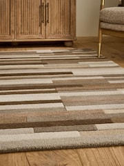 Natural Rio Broken Stripes Rug - Image 3 of 5