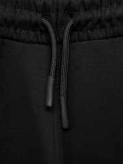 Mango Black Cotton Drawstring Joggers - Image 3 of 3