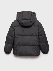 Mango Grey Hood Quilted Coat - Image 1 of 6