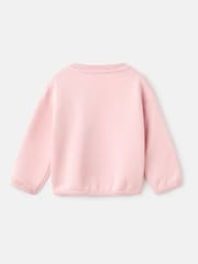 Mango Pink Embroidered Cotton Sweatshirt - Image 2 of 3