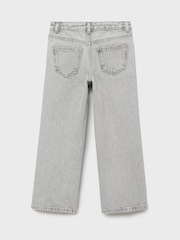 Mango Grey Star Wide Leg Jeans - Image 2 of 3