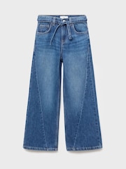 Mango Blue Culotte Jeans - Image 2 of 4