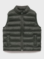 Mango Green Quilted Gilet - Image 1 of 3