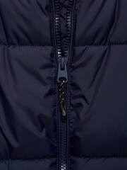 Mango Blue Hood Quilted Coat - Image 3 of 3