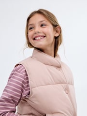 Mango Pink Quilted Gilet - Image 3 of 6