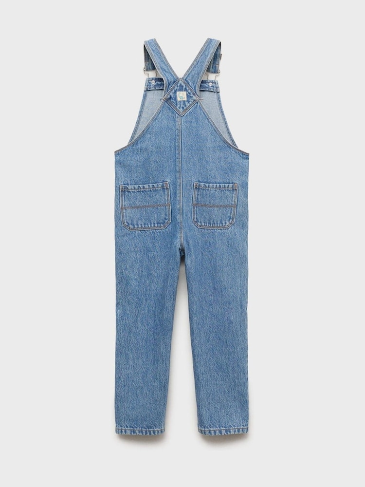 Mango Blue Denim Dungarees - Image 2 of 3
