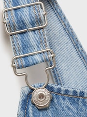 Mango Blue Denim Dungarees - Image 3 of 3