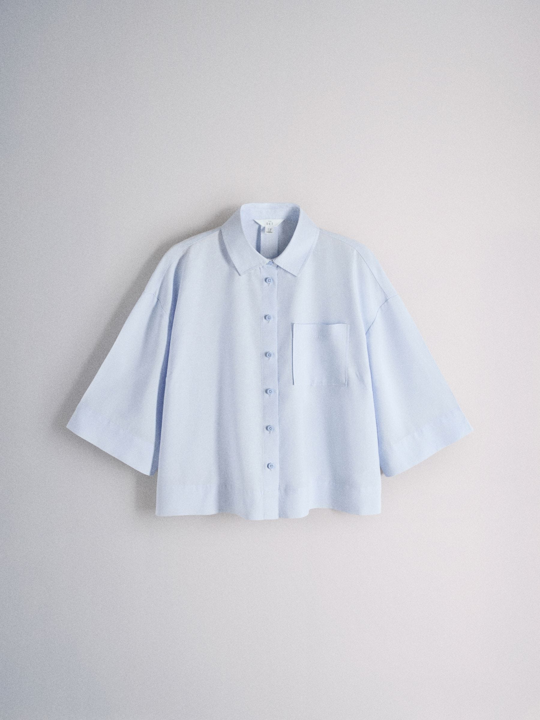 Next：日本 The Set リネン混シャツ＆ショートパンツセットアップ 2点