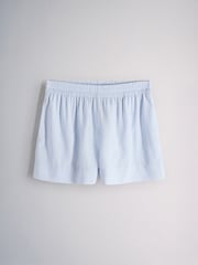 The Set 2 Piece Coord Shirt and Shorts Set With Linen Blue - Image 13 of 15