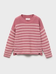 Mango Pink Buttoned Knitted Jumper - Image 3 of 5