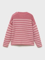 Mango Pink Buttoned Knitted Jumper - Image 4 of 5