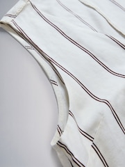 The Set 2 Pack Maxi Dresses with Linen Brown/White Stripe - Image 6 of 7