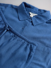 The Set 2 Pack Shirt and Shorts Co-ord Set With Linen - Image 9 of 10