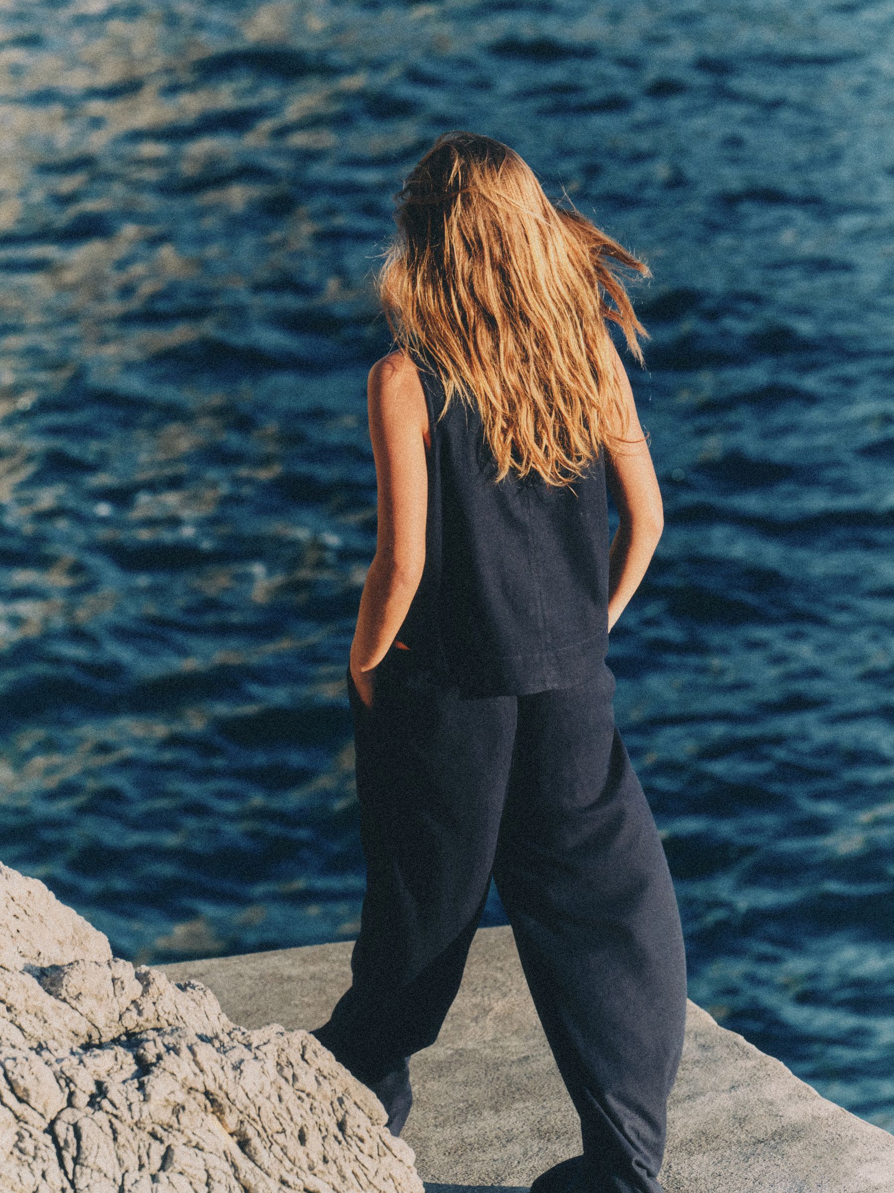 Buy The Set 3 Pack Shell Tops With Linen Navy Blue/Plum Spot/White