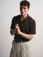 The Set 3 Pack Ribbed Heavy Cotton Trophy Neck TShirts Aqua/Cream - Image 5 of 6