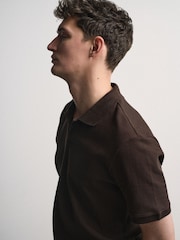 The Set 3 Pack Ribbed Heavy Cotton Trophy Neck TShirts Aqua/Cream - Image 6 of 6