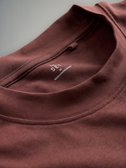 The Set 4 Pack Oversized Heavy Cotton Crew Neck TShirts Pink/Tan - Image 6 of 6