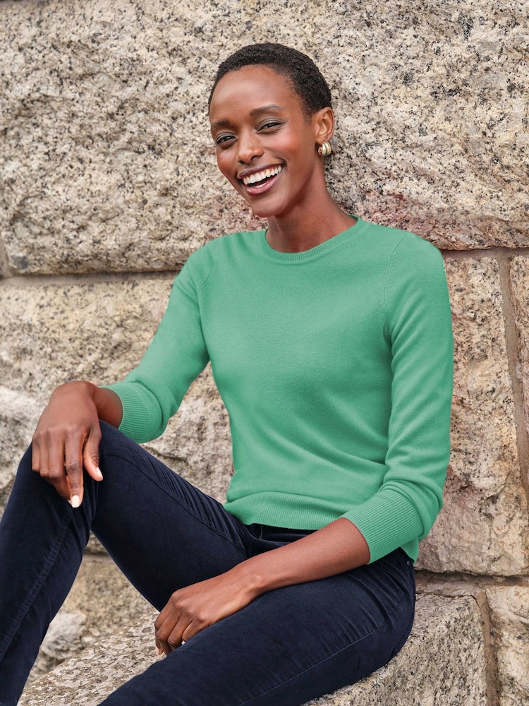 Pure Collection Cashmere Crew Neck Sweater - Image 1 of 3