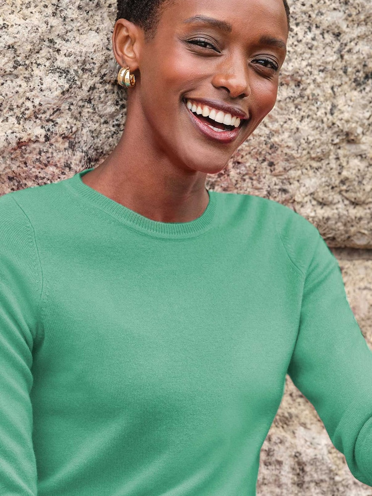 Pure Collection Cashmere Crew Neck Sweater - Image 2 of 3