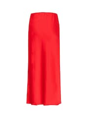 Kaffe Red KAlotte Maxi Skirt - Image 2 of 2