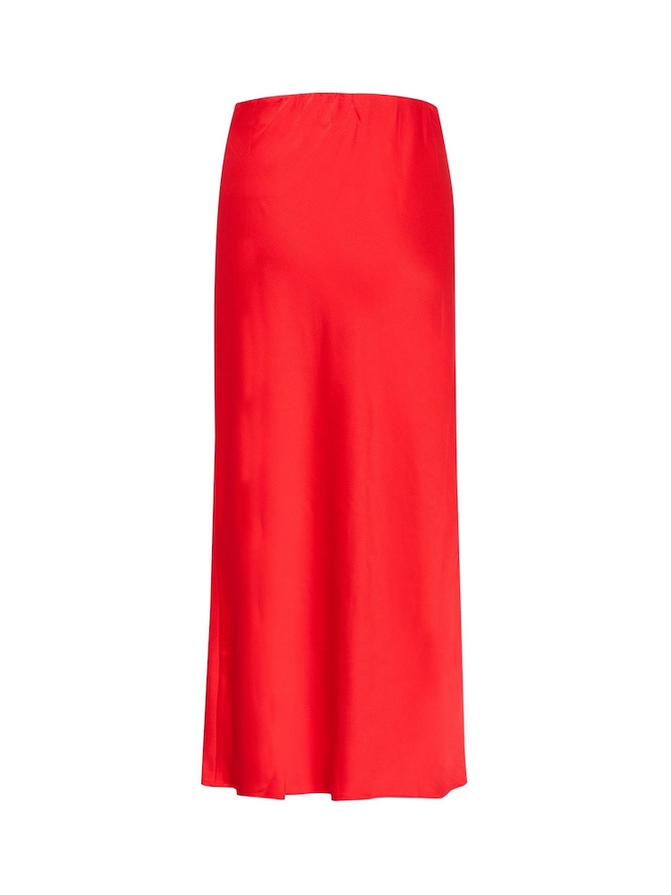 Kaffe Red KAlotte Maxi Skirt - Image 2 of 2