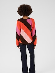 CULTURE Cream CUdiga Kimmy Striped Pullover Jumper - Image 2 of 6