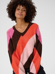 CULTURE Cream CUdiga Kimmy Striped Pullover Jumper - Image 4 of 6