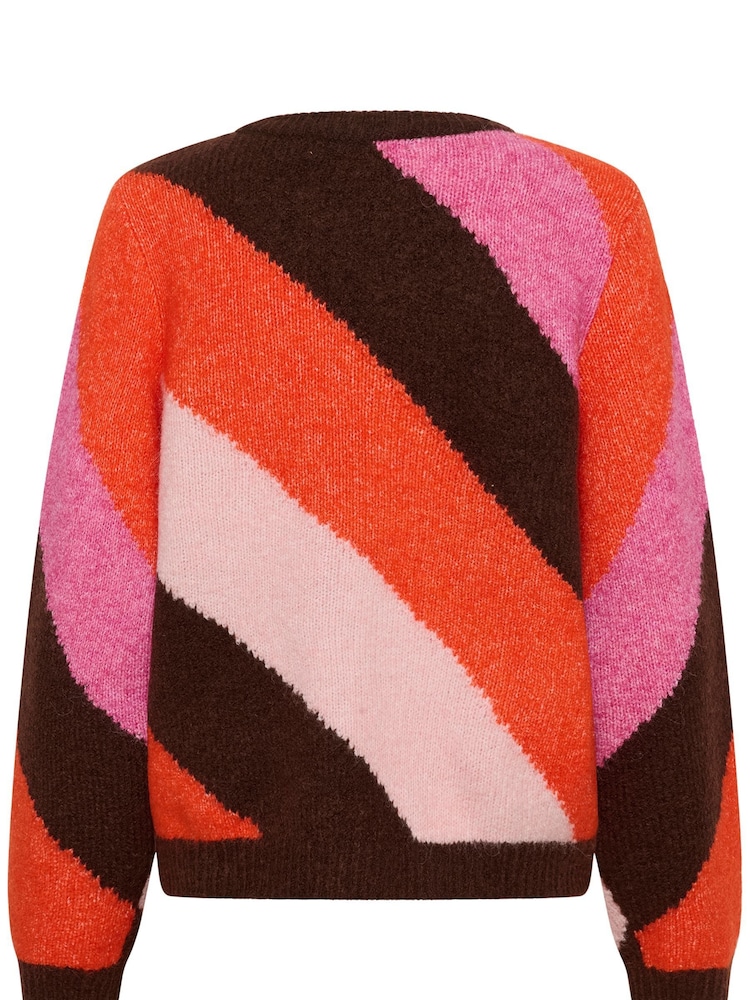 CULTURE Cream CUdiga Kimmy Striped Pullover Jumper - Image 6 of 6 CULTURE Cream CUdiga Kimmy Striped Pullover Jumper - Image 6 of 6