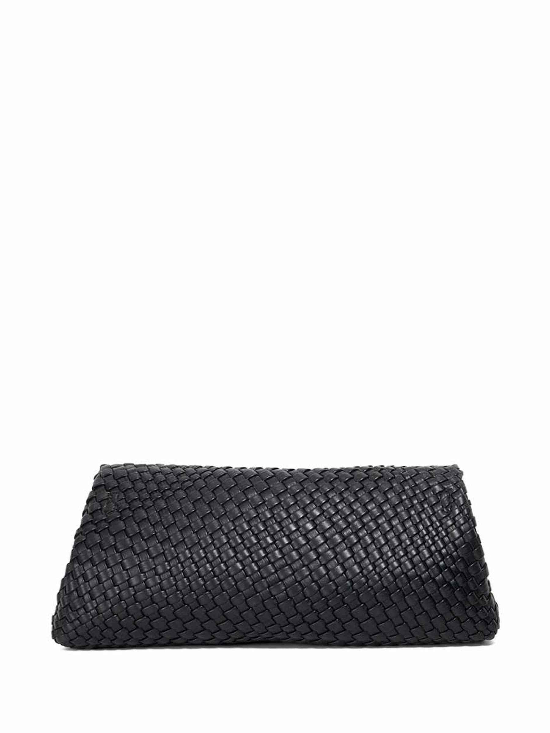 Buy Dune London Black Encourage Woven Clutch Bag from Next USA