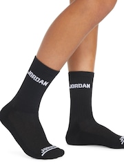 Jordan Legend Crew 6 Pack Black Socks - Image 11 of 12