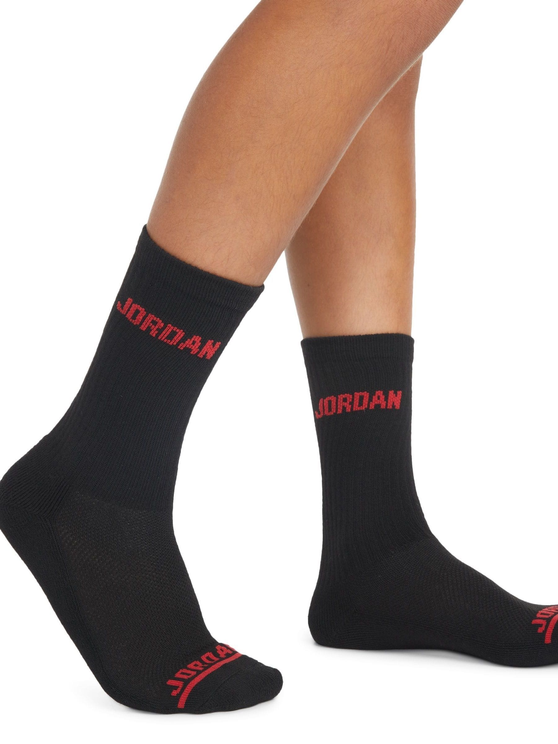 black and red air jordan socks