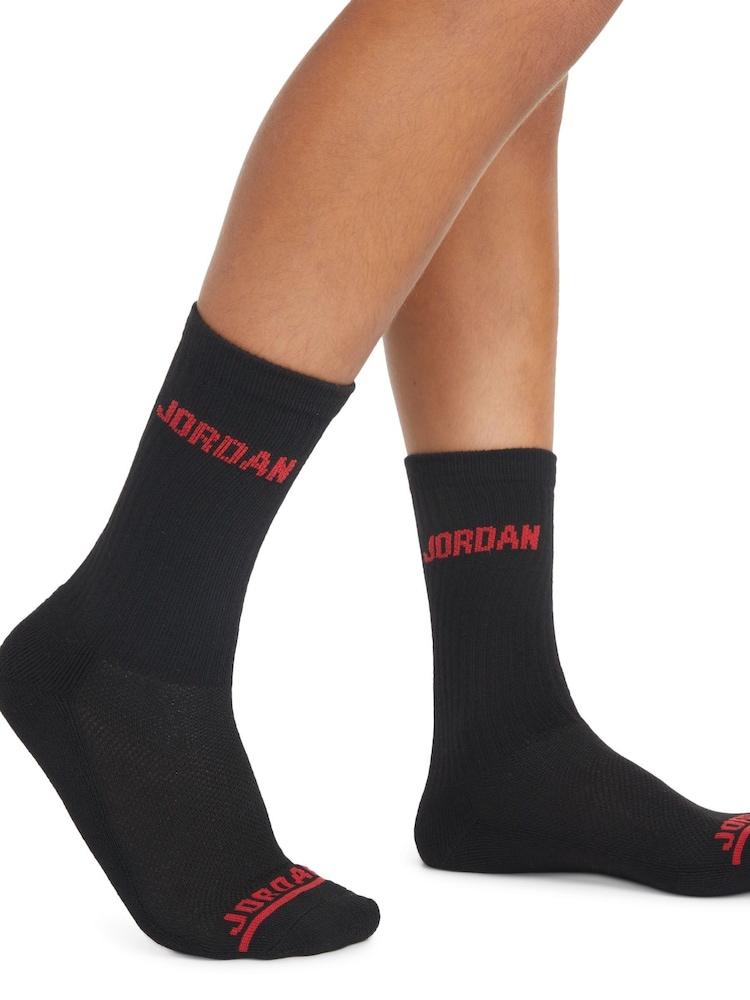 Jordan Legend Crew 6 Pack Black Socks - Image 12 of 12