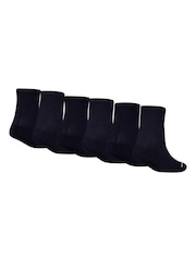 Jordan Legend Crew 6 Pack Black Socks - Image 2 of 12