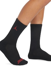 Jordan Legend Crew 6 Pack Black Socks - Image 9 of 12