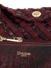 Dune London Purple Mini Dinkydeliberate Woven Slouch Bag - Image 3 of 5