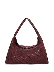 Dune London Purple Xl Xl Deliberate Woven Slouch Bag - Image 1 of 4