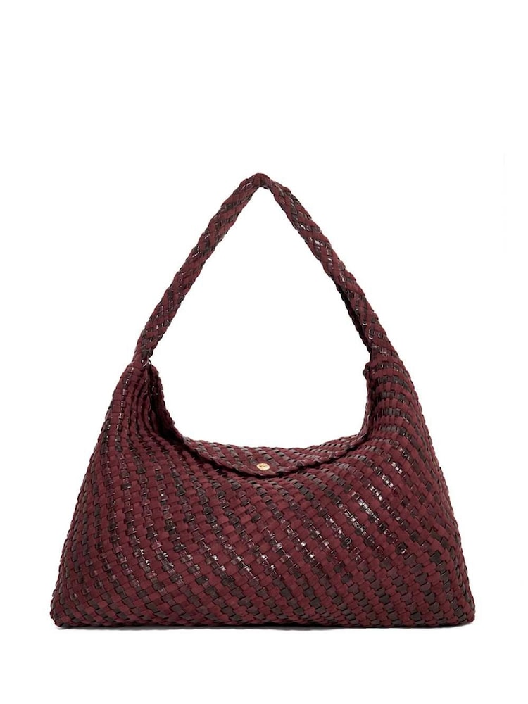 Dune London Purple Xl Xl Deliberate Woven Slouch Bag - Image 1 of 4