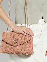 Dune London Brown Darling Bug Quilt Shoulder Bag - Image 1 of 1