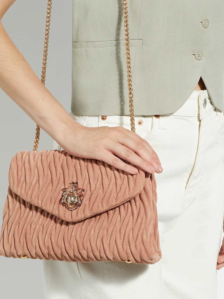 Dune London Brown Darling Bug Quilt Shoulder Bag - Image 1 of 1