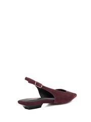 Dune London Purple Hostess Angle Heel Slingback Shoes - Image 4 of 6