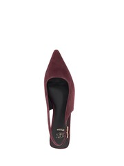 Dune London Purple Hostess Angle Heel Slingback Shoes - Image 5 of 6